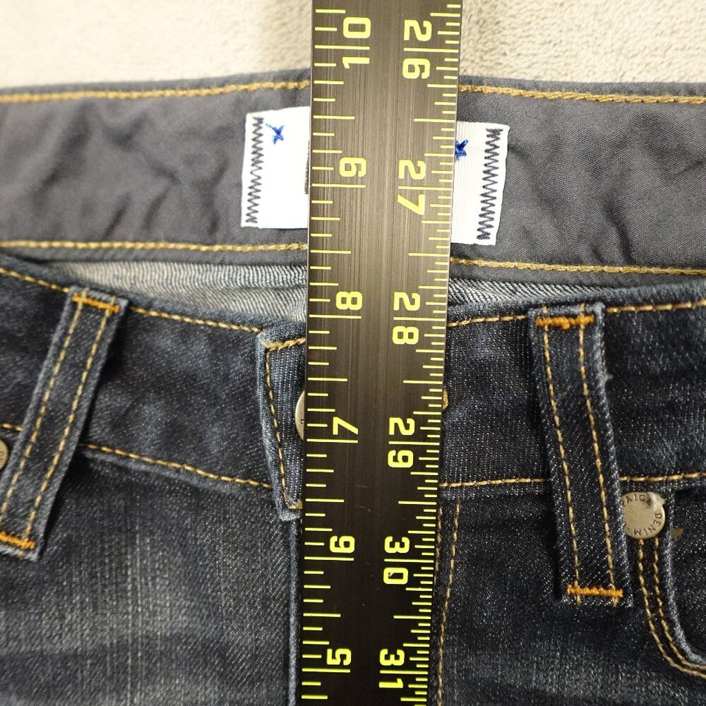 PAIGE Indigo Stream Mid Rise Straight Leg Jeans 26 - Picture 5 of 13